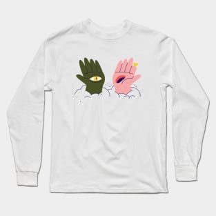 Graveyard high five Long Sleeve T-Shirt